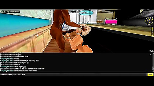 Tash Gives Intense 3D Hentai Blowjob With Game Cartoon Animation