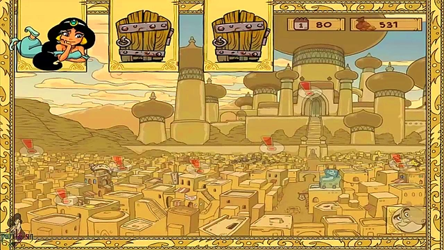 Hot Anime Princess Jasmine Trains Under Master's Dick In Sexy Blowjob Session