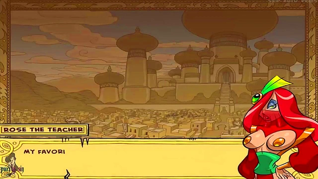 Hot Anime Princess Jasmine Trains Under Master's Dick In Sexy Blowjob Session