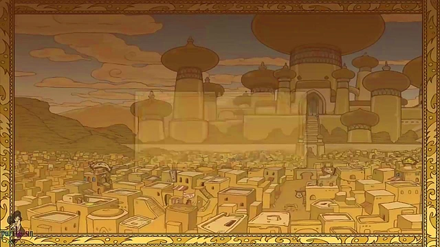 Hot Anime Princess Jasmine Trains Under Master's Dick In Sexy Blowjob Session