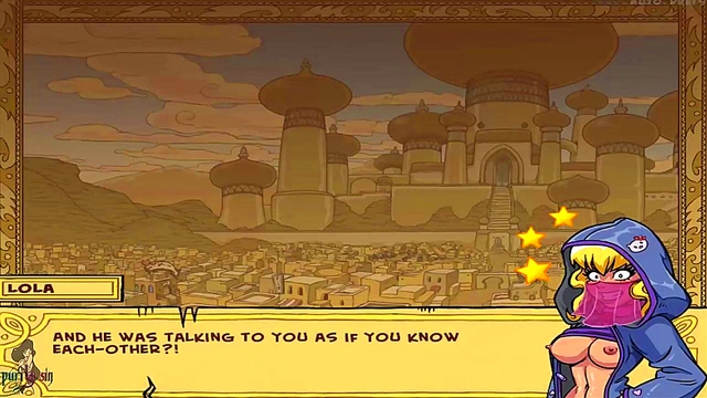 Hot Anime Princess Jasmine Trains Under Master's Dick In Sexy Blowjob Session