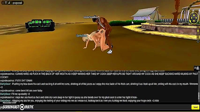 Darly Wedding Room – 3D Hentai Couple’s Intimate Game Session