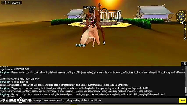 Darly Wedding Room – 3D Hentai Couple’s Intimate Game Session