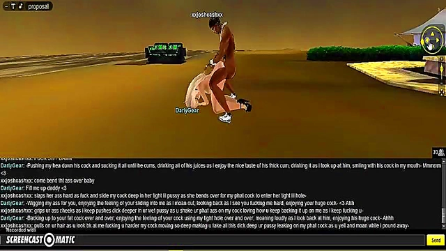 Darly Wedding Room – 3D Hentai Couple’s Intimate Game Session