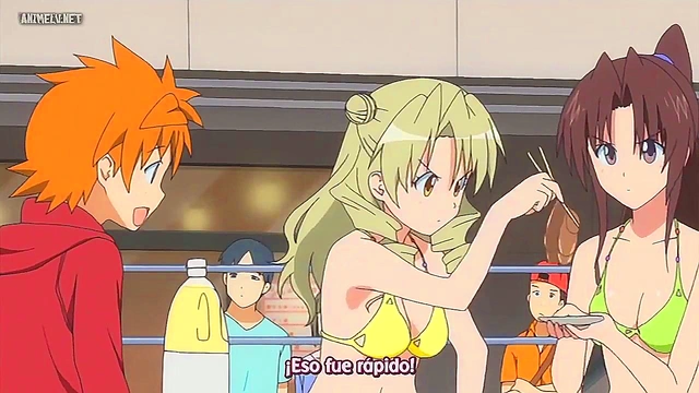 To Love-Ru Anime Couple Engage in Hot Ecchi Action & Passionate Moments