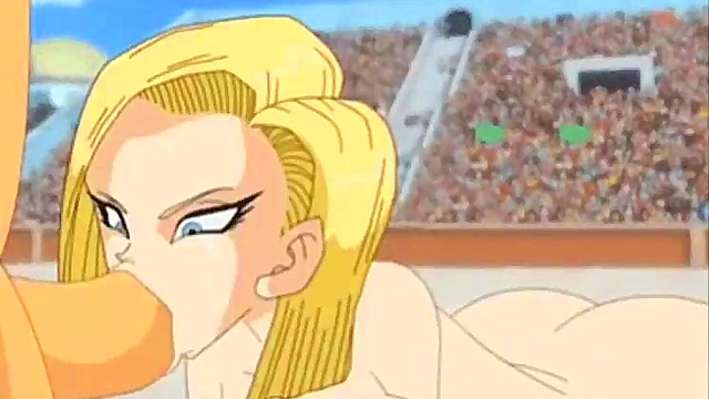 Android 18 Sucks & Fucks in Steamy Dragon Ball Z Hentai Scene
