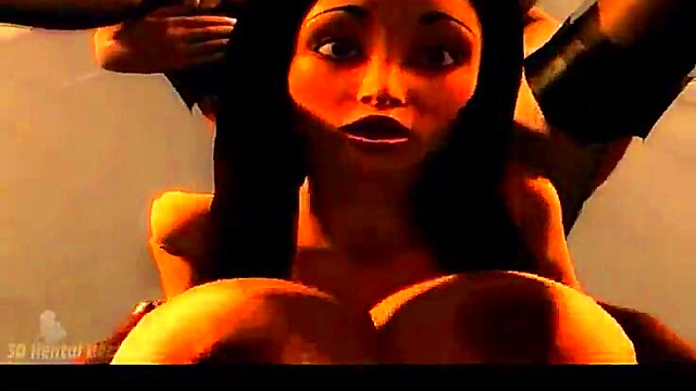 Big-Titted Anime Chick Gets Fucked Hard In This Rule 34 Videogame Parody