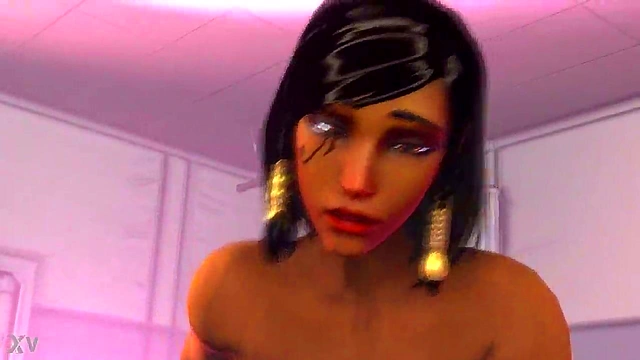 Fully Nude Futa Pharah & Ana Engage in Steamy 3D Hentai Action