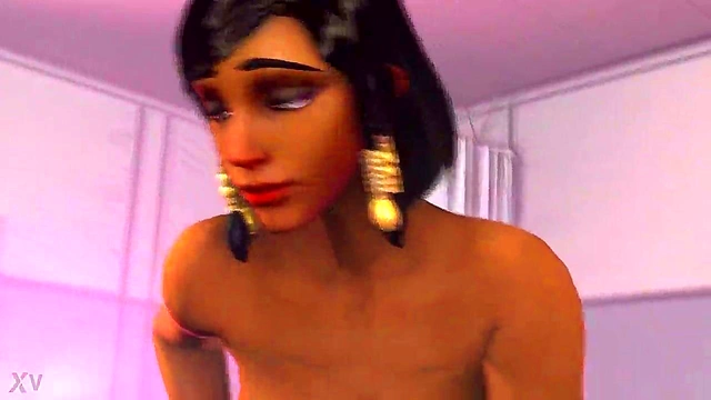 Fully Nude Futa Pharah & Ana Engage in Steamy 3D Hentai Action