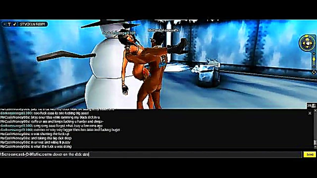3D Cartoon Angel Seduces With Hot Anime Sex In IMVU Game Adventure