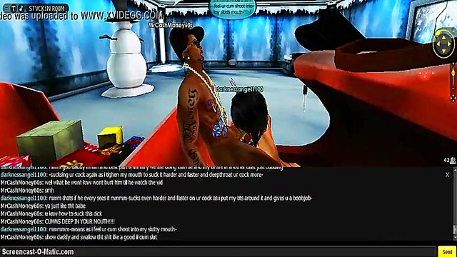 3D Cartoon Angel Seduces With Hot Anime Sex In IMVU Game Adventure