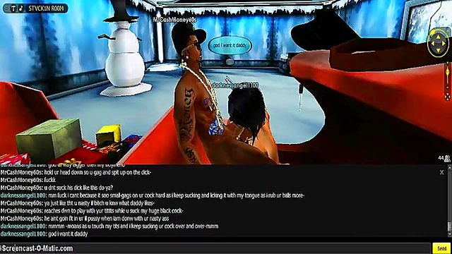 3D Cartoon Angel Seduces With Hot Anime Sex In IMVU Game Adventure