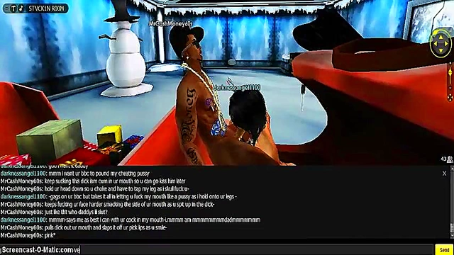 3D Cartoon Angel Seduces With Hot Anime Sex In IMVU Game Adventure