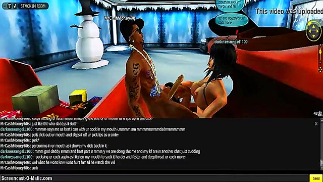 3D Cartoon Angel Seduces With Hot Anime Sex In IMVU Game Adventure