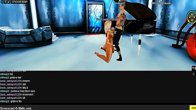 3D Cartoon CatGirl Gets Animated For Hot Game Action IMVU Style