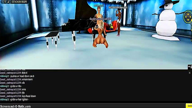 3D Cartoon CatGirl Gets Animated For Hot Game Action IMVU Style