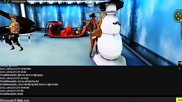 3D Cartoon CatGirl Gets Animated For Hot Game Action IMVU Style