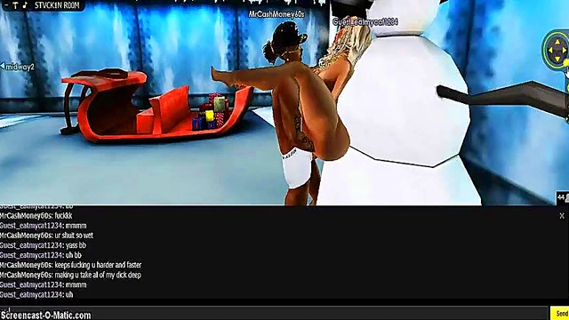 3D Cartoon CatGirl Gets Animated For Hot Game Action IMVU Style