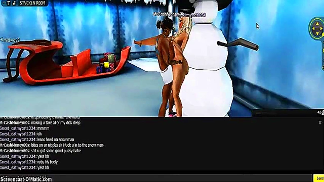 3D Cartoon CatGirl Gets Animated For Hot Game Action IMVU Style