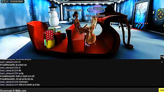 3D Cartoon CatGirl Gets Animated For Hot Game Action IMVU Style