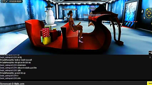 3D Cartoon CatGirl Gets Animated For Hot Game Action IMVU Style