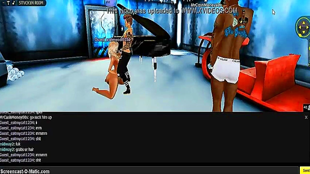 3D Cartoon CatGirl Gets Animated For Hot Game Action IMVU Style