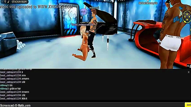 3D Cartoon CatGirl Gets Animated For Hot Game Action IMVU Style