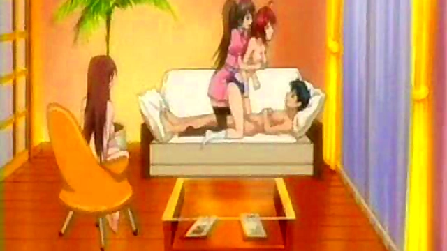 Hentai Anime Couple Enjoy Intense Sexual Encounter Together
