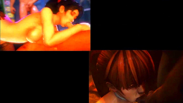 Kunoichi Night – Japanese Anime Girls Seduce in Synchronized Fantasy Montage