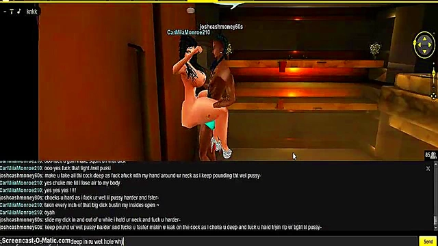 Carmiia Seduces in Shower – 3D Hentai Game Porn Fantasy