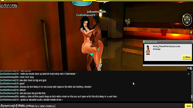 Carmiia Seduces in Shower – 3D Hentai Game Porn Fantasy