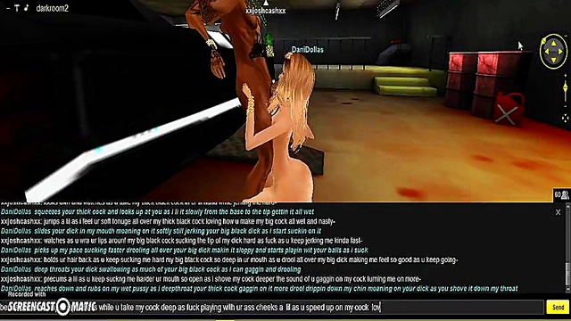 Dani DMV Seduces in 3D Anime Game for Intense IMVU Porn Adventure