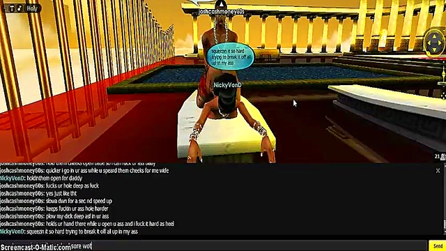 Nicky Greek Seduces in 3D Anime Porn Game Adventure