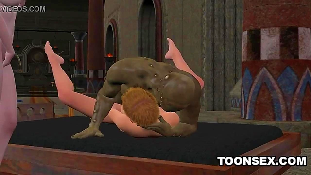 Bi 3D Anime Babe Enjoying Cunnilingus & Hardcore Group Sex Session