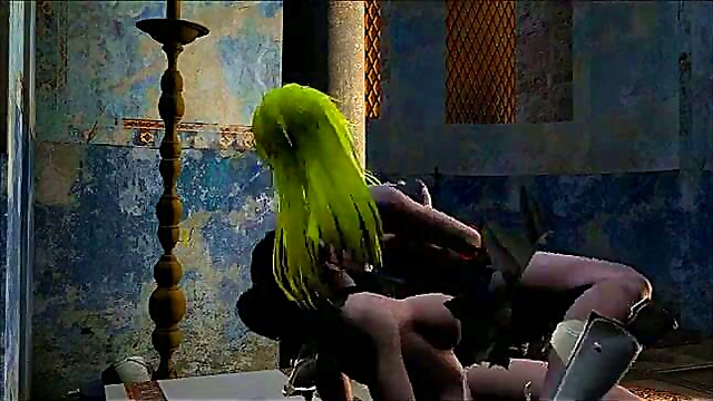 3D Hentai Couple Engage in Steamy Videogame-Inspired Cartoon Sex Session