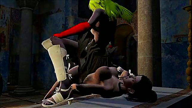 3D Hentai Couple Engage in Steamy Videogame-Inspired Cartoon Sex Session