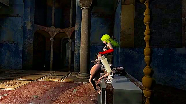 3D Hentai Couple Engage in Steamy Videogame-Inspired Cartoon Sex Session