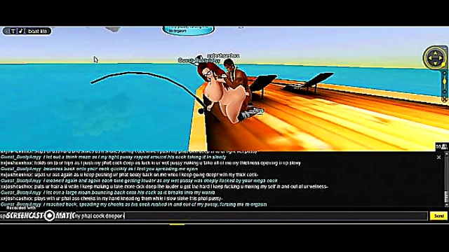 Amy Bangs Boat in Steamy 3D Hentai Game Adventure