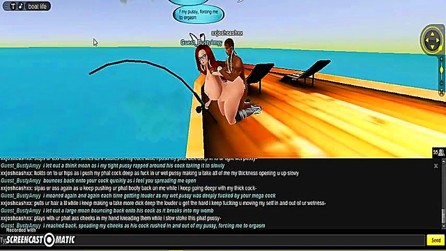 Amy Bangs Boat in Steamy 3D Hentai Game Adventure