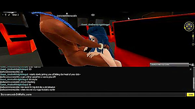 Mrs Dark Gives Intense 3D Cartoon Blowjob In Anime Game World