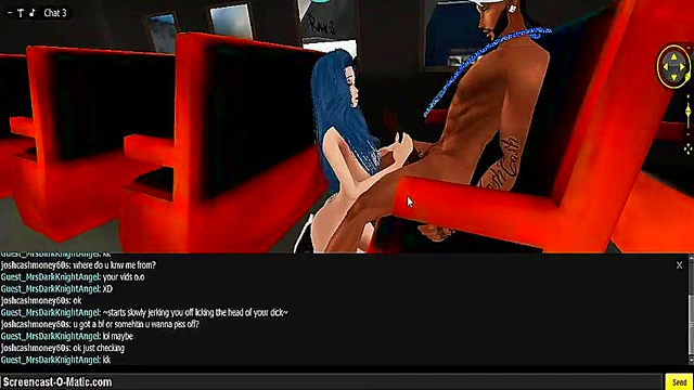 Mrs Dark Gives Intense 3D Cartoon Blowjob In Anime Game World