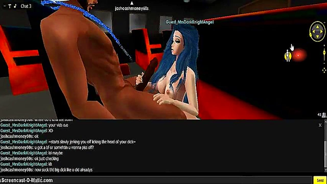 Mrs Dark Gives Intense 3D Cartoon Blowjob In Anime Game World