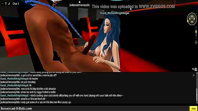 Mrs Dark Gives Intense 3D Cartoon Blowjob In Anime Game World