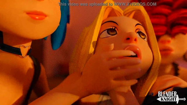 Goth Cartoon Chick Gives Blowjob & Handjob To Ed In Moonlit 3D Hentai Scene