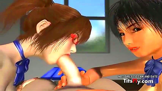 Big-Titted Hentai Teacher Fucks Hard In Mind-Blowing 3D Anime Action