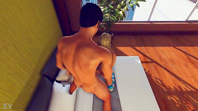 Hetero 3D Anime Couple Engage in Virtual Sex Adventure