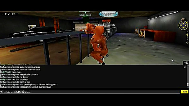 Nicky Gold Seduces in 3D Anime Game IMVU With Hot Cartoon Action