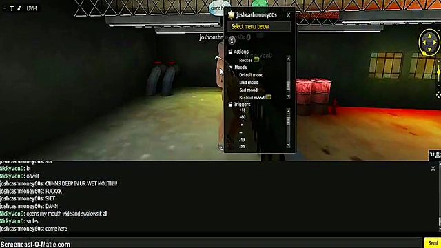 Nicky Gold Seduces in 3D Anime Game IMVU With Hot Cartoon Action