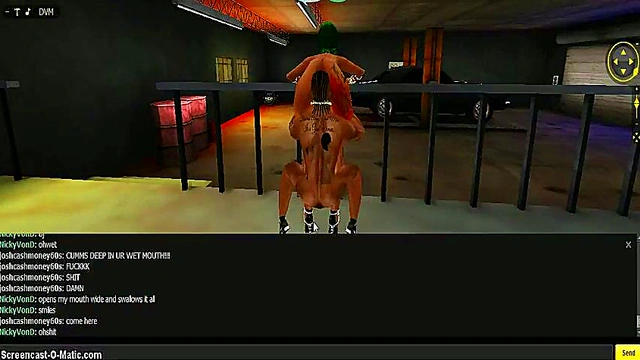 Nicky Gold Seduces in 3D Anime Game IMVU With Hot Cartoon Action