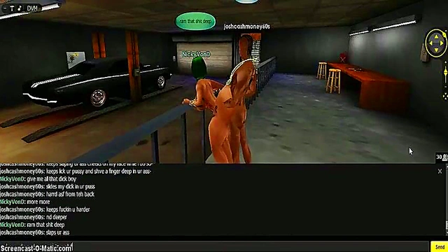 Nicky Gold Seduces in 3D Anime Game IMVU With Hot Cartoon Action